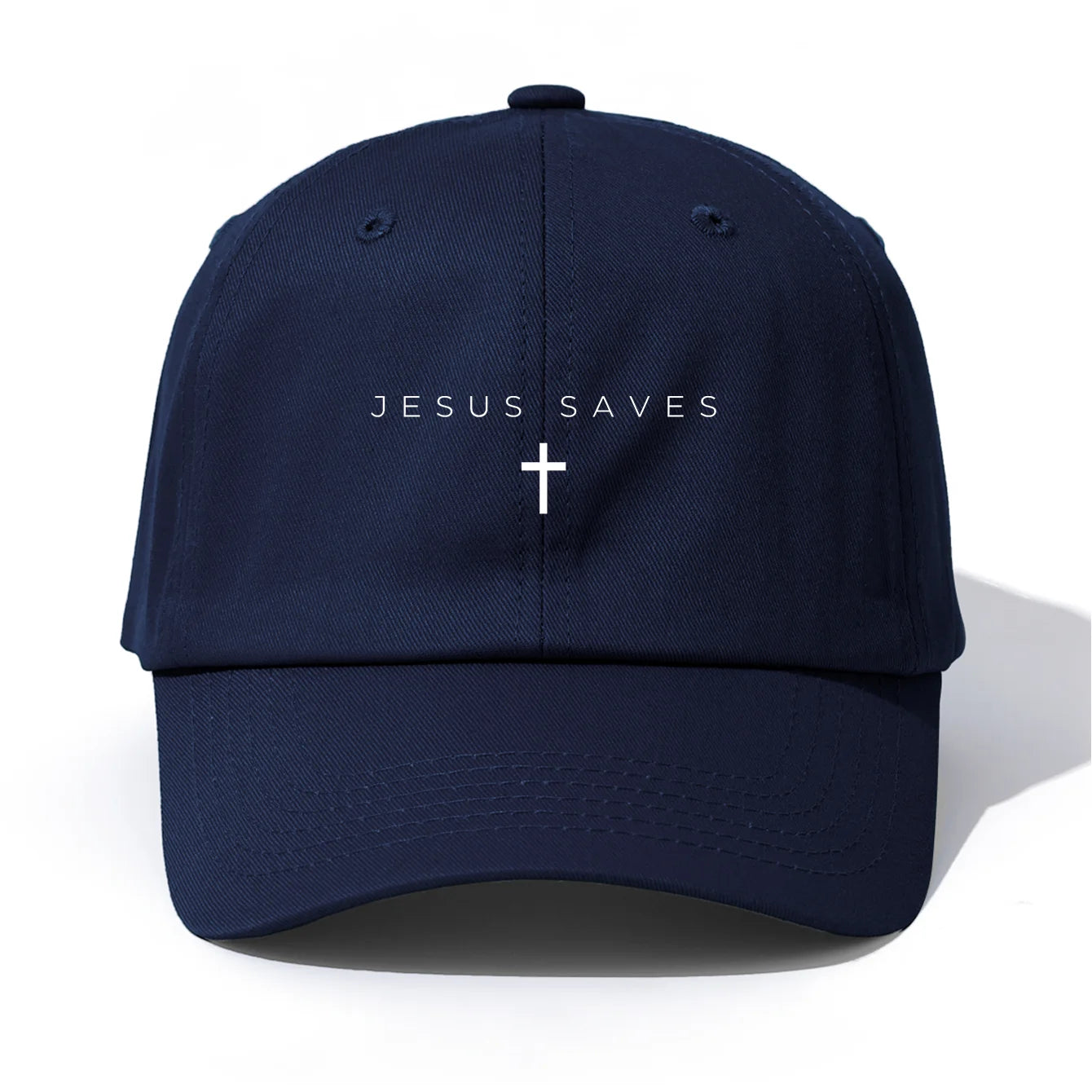 JESUS SAVES Cross Baseball Cap