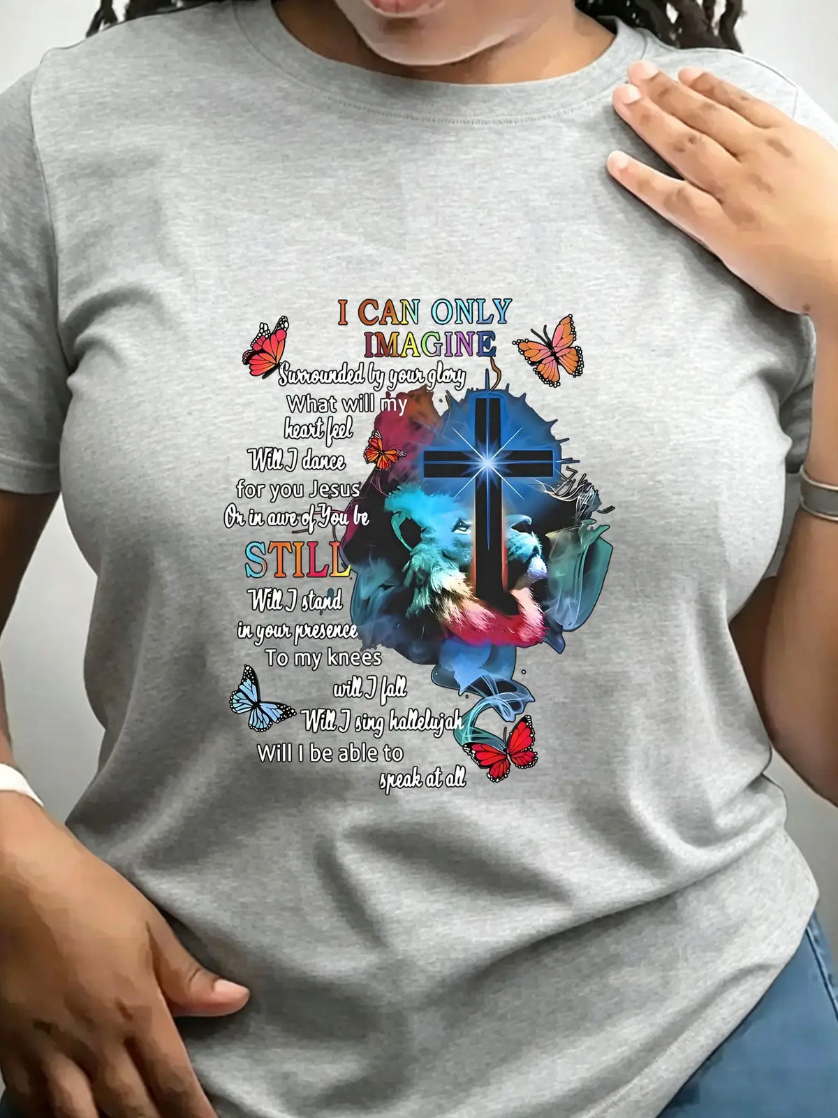 I Can Only Imagine Christian T-Shirt – Inspirational Worship & Faith Graphic Tee
