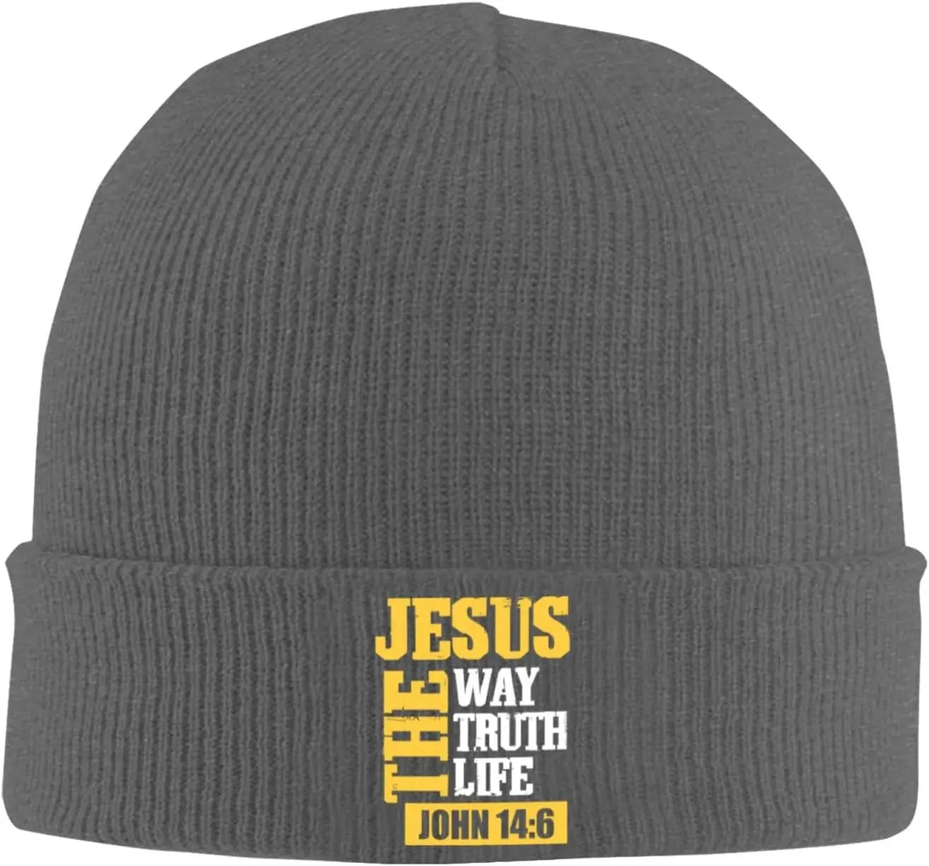 Navy Jesus The Way Truth Life Beanie