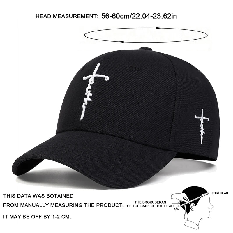 Unisex Faith Embroidered Baseball Cap