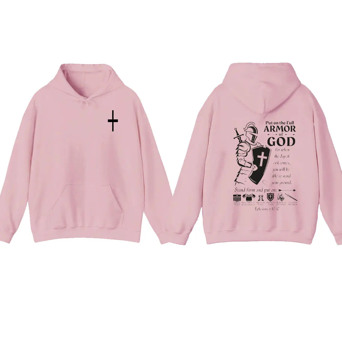 Full Armor of God Christian Hoodie | Ephesians 6:10–18 Sweatshirt
