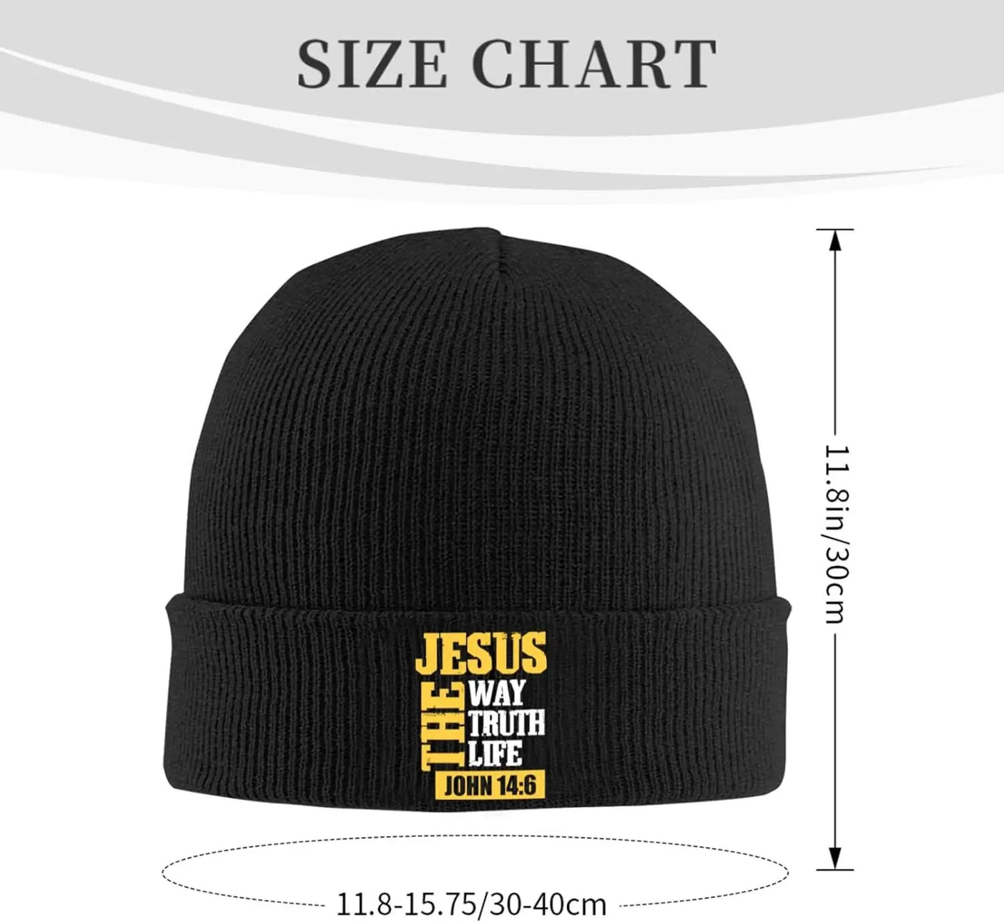 Jesus The Way Truth Life Beanie