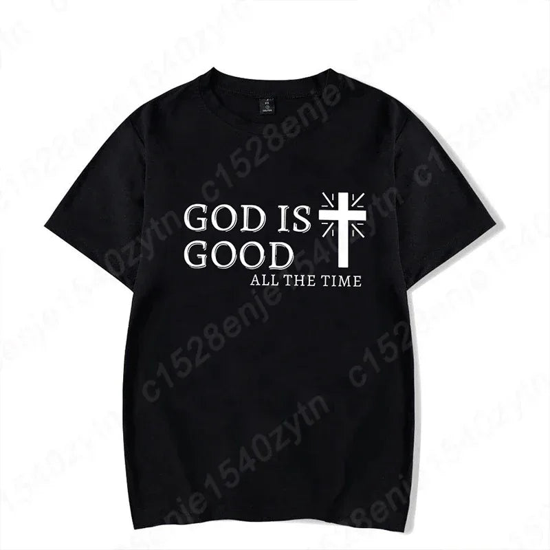 God Is Good All The Time Graphic T-Shirt - God Cloth