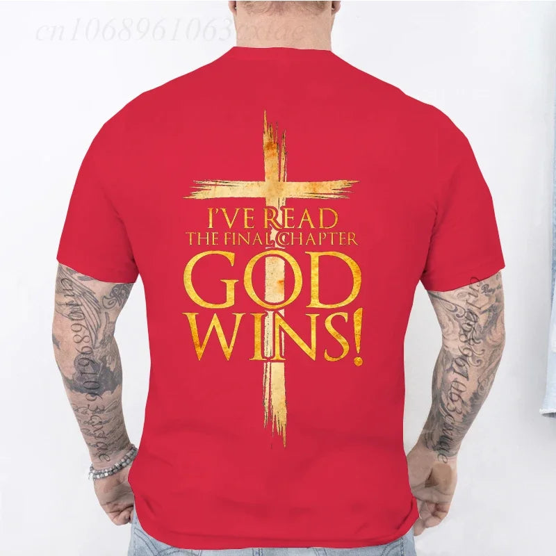 God Wins Christian Faith T-Shirt