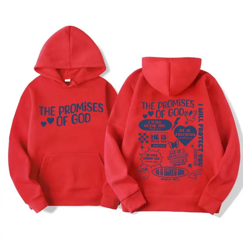 The Promises of God Christian Hoodie | Bible Verse Graphic Sweatshirt