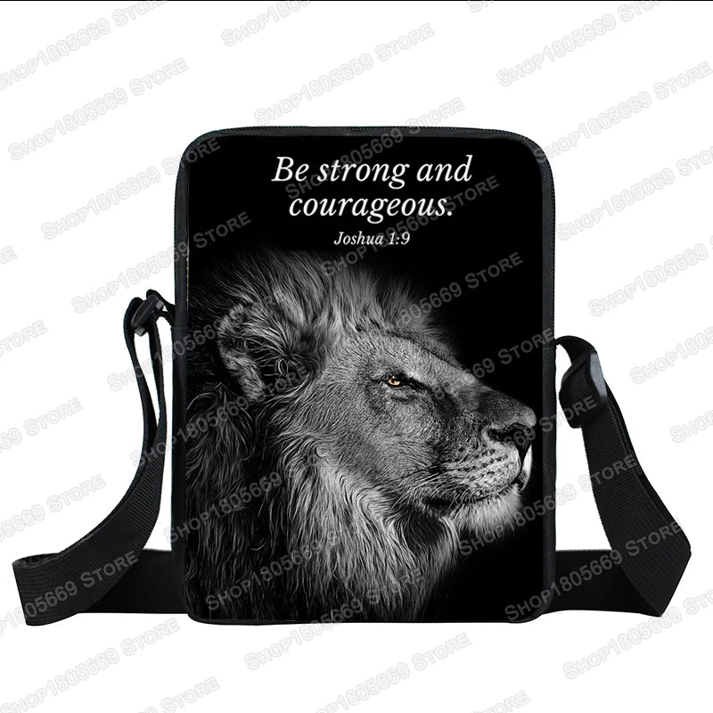 Christian Bible Verse Messenger Bag