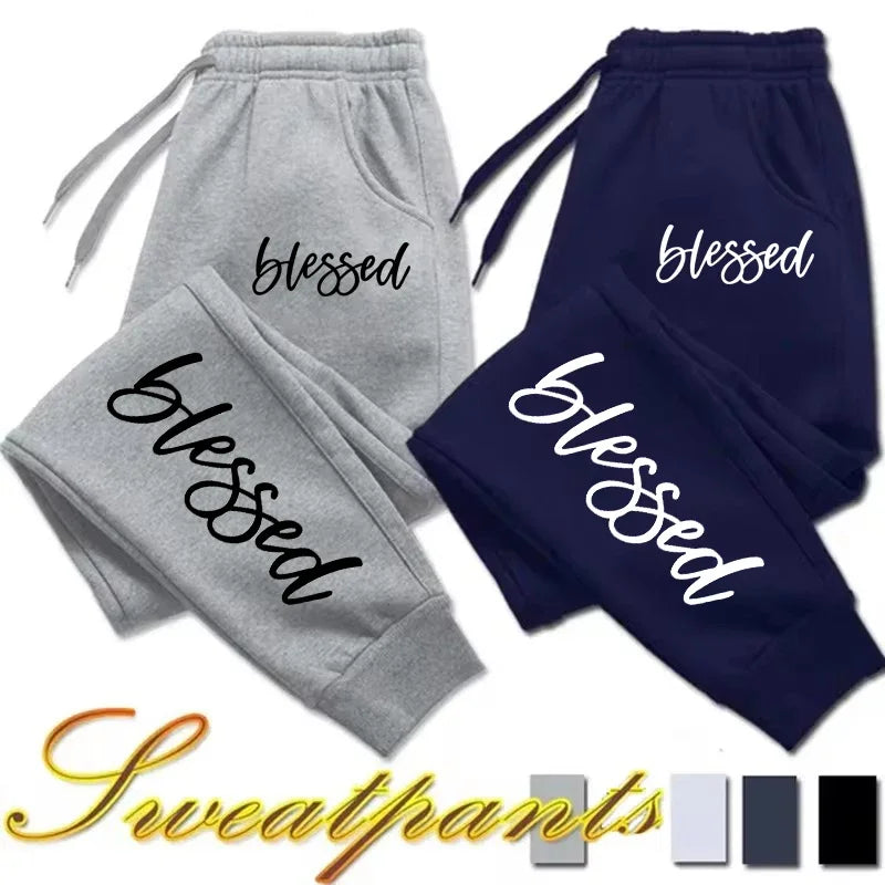 Blessed Christian Sweatpants | Faith-Inspired Jogger Pants