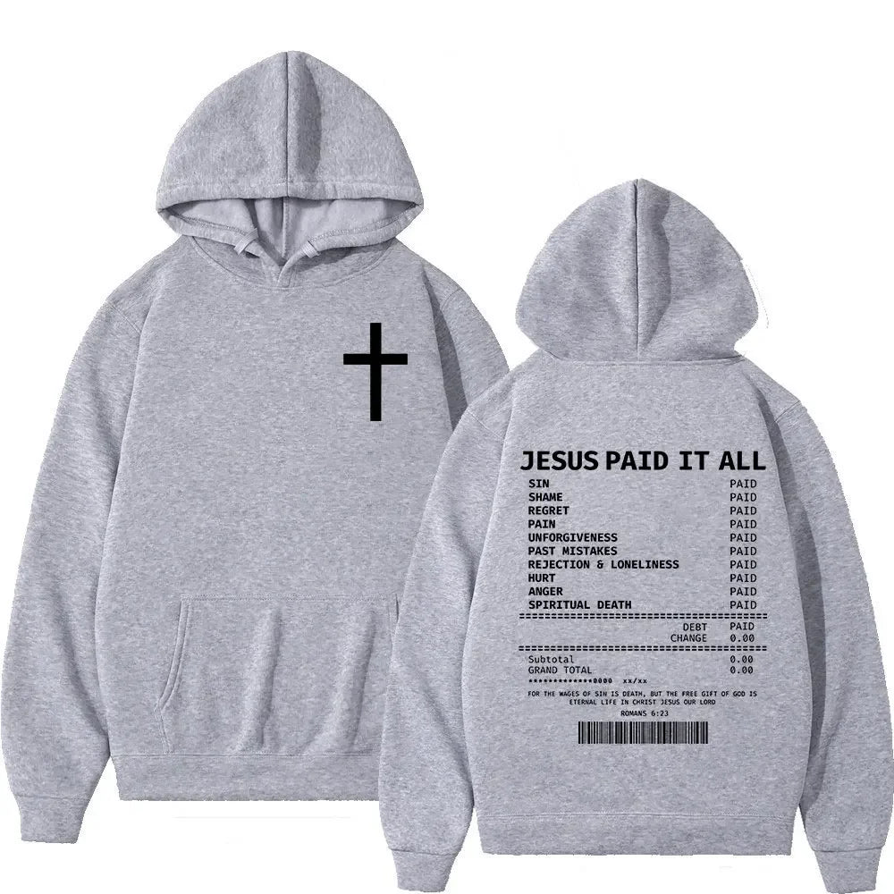 Christian Jesus Paid It All Hoodies