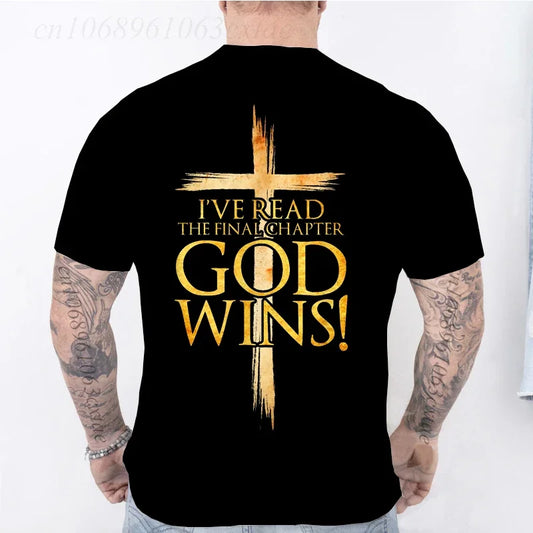 God Wins Christian Faith T-Shirt