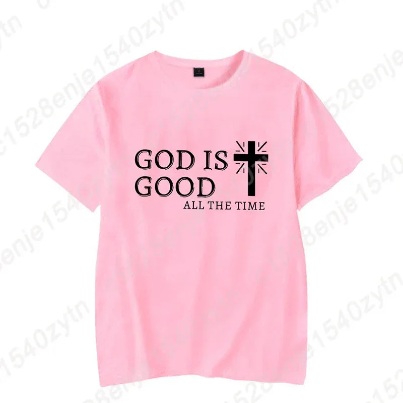 God Is Good All The Time Graphic T-Shirt - God Cloth