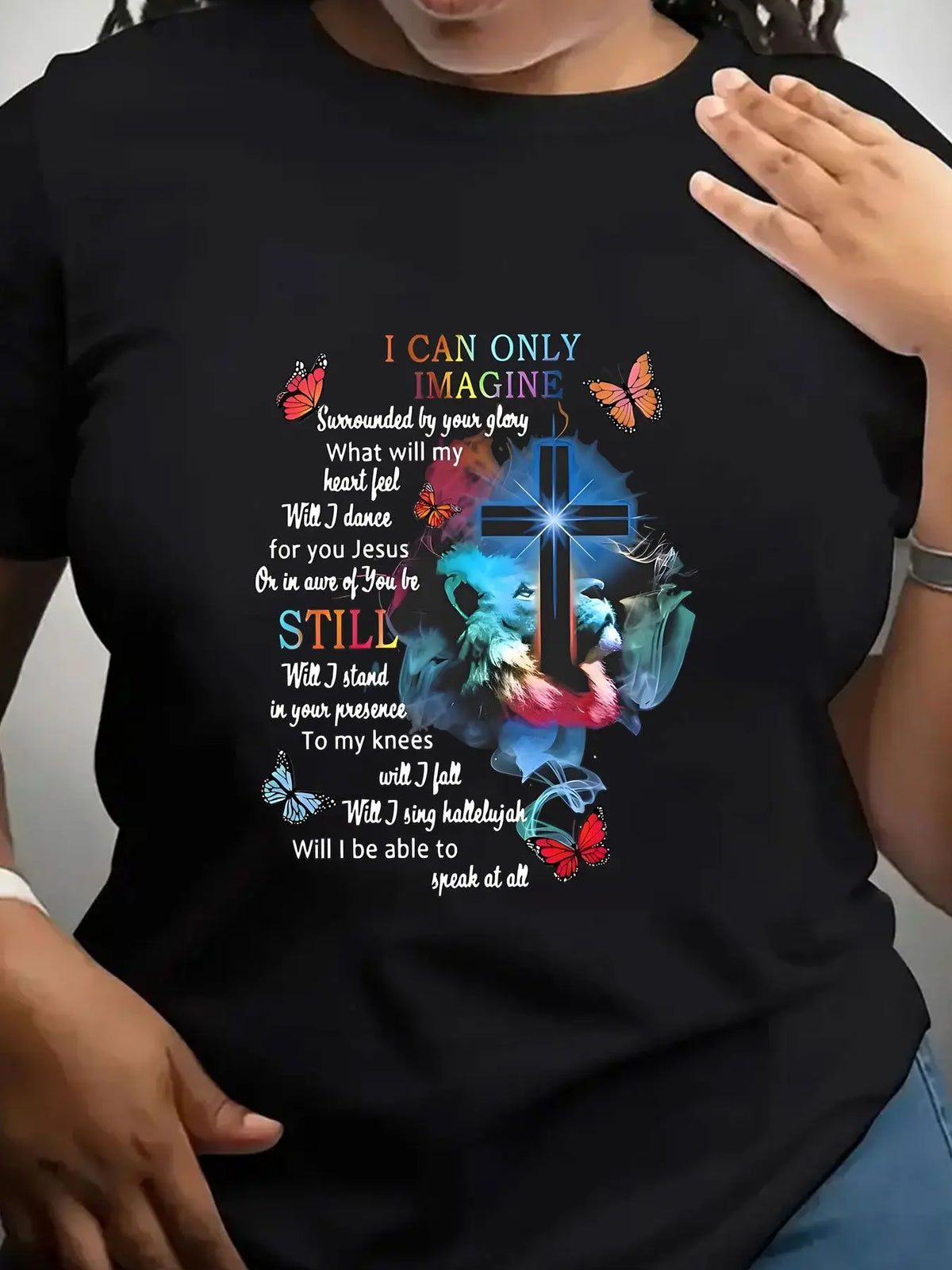 I Can Only Imagine Christian T-Shirt – Inspirational Worship & Faith Graphic Tee