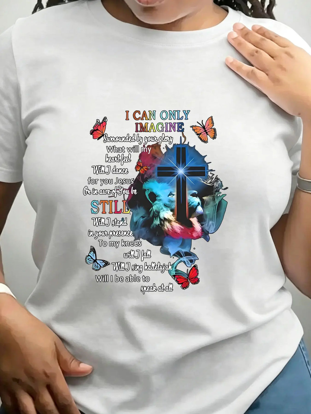 I Can Only Imagine Christian T-Shirt – Inspirational Worship & Faith Graphic Tee