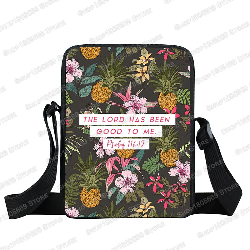 Christian Bible Verse Messenger Bag