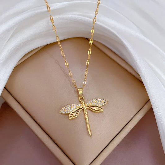 Dragonfly Pendant Necklace