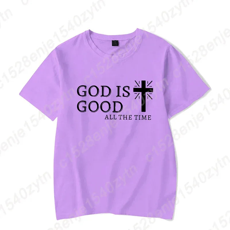 God Is Good All The Time Graphic T-Shirt - God Cloth