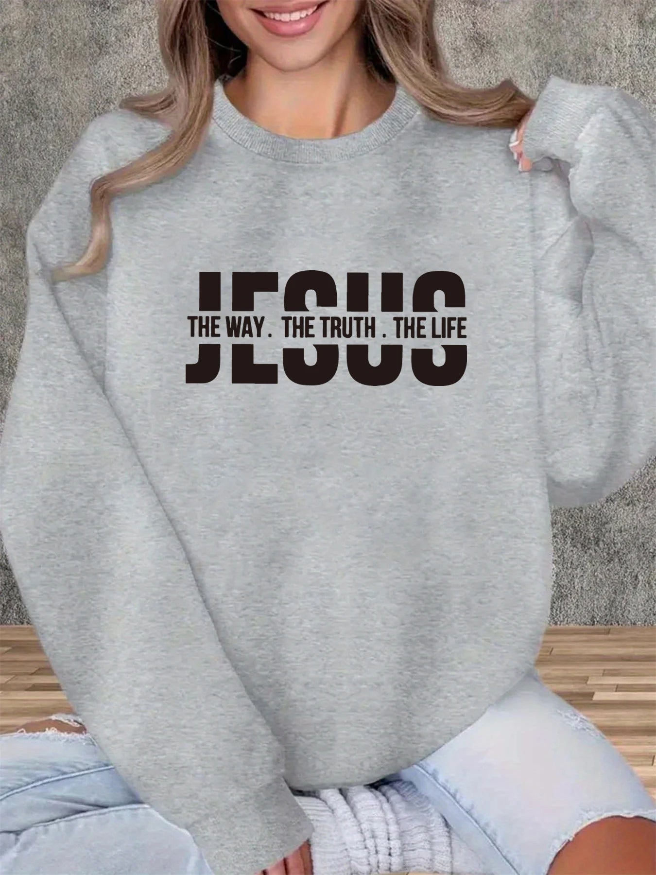 JESUS Is Pullover Sweatshirt