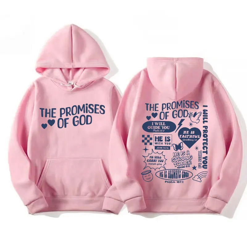 The Promises of God Christian Hoodie | Bible Verse Graphic Sweatshirt