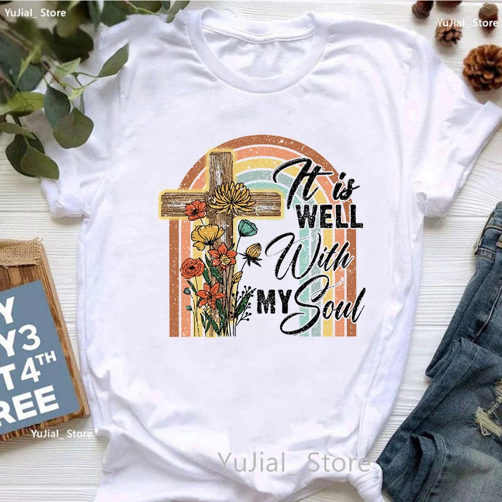 All My Hope Is in Jesus Graphic T-Shirt