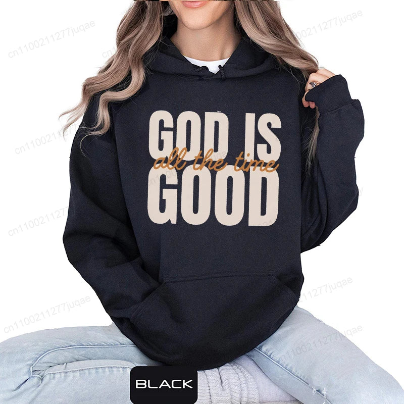 Retro God Is Good All The Time Hoodie