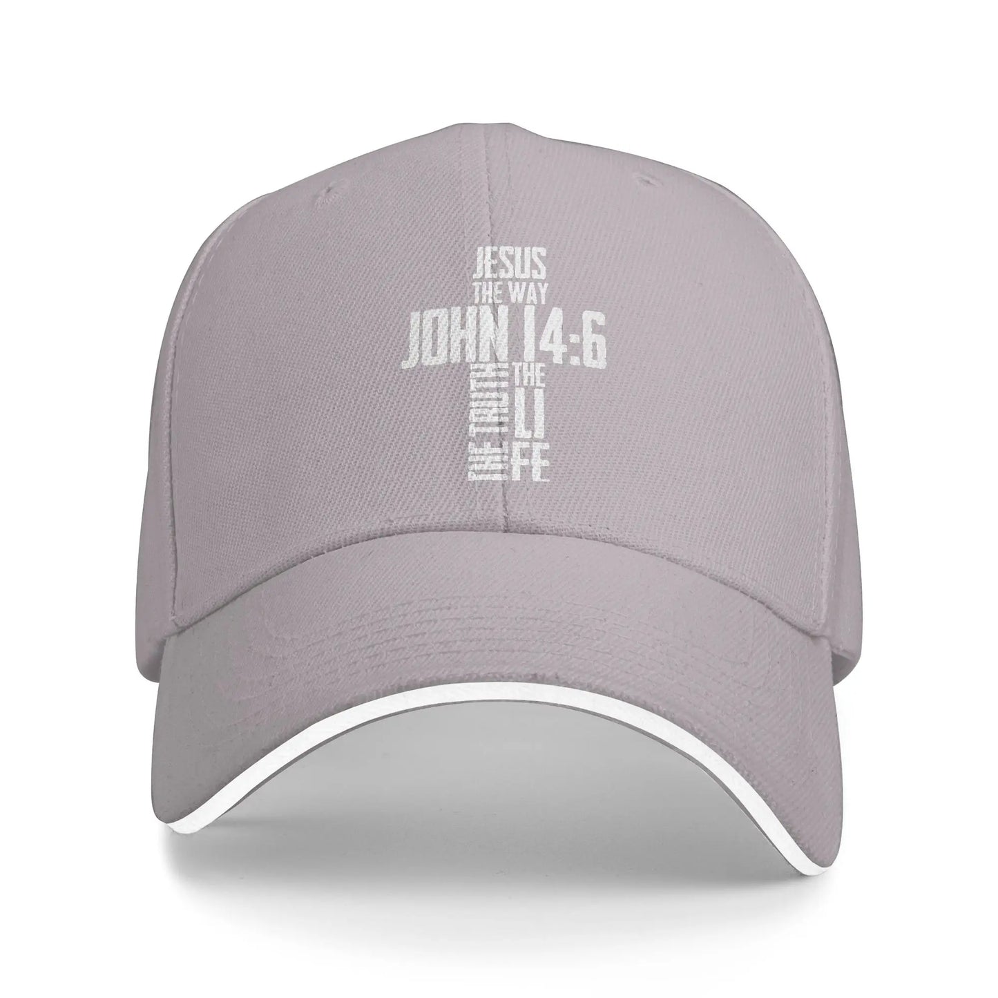 Jesus The Way Christian Cross Baseball Cap | John 14:6 Adjustable Hat