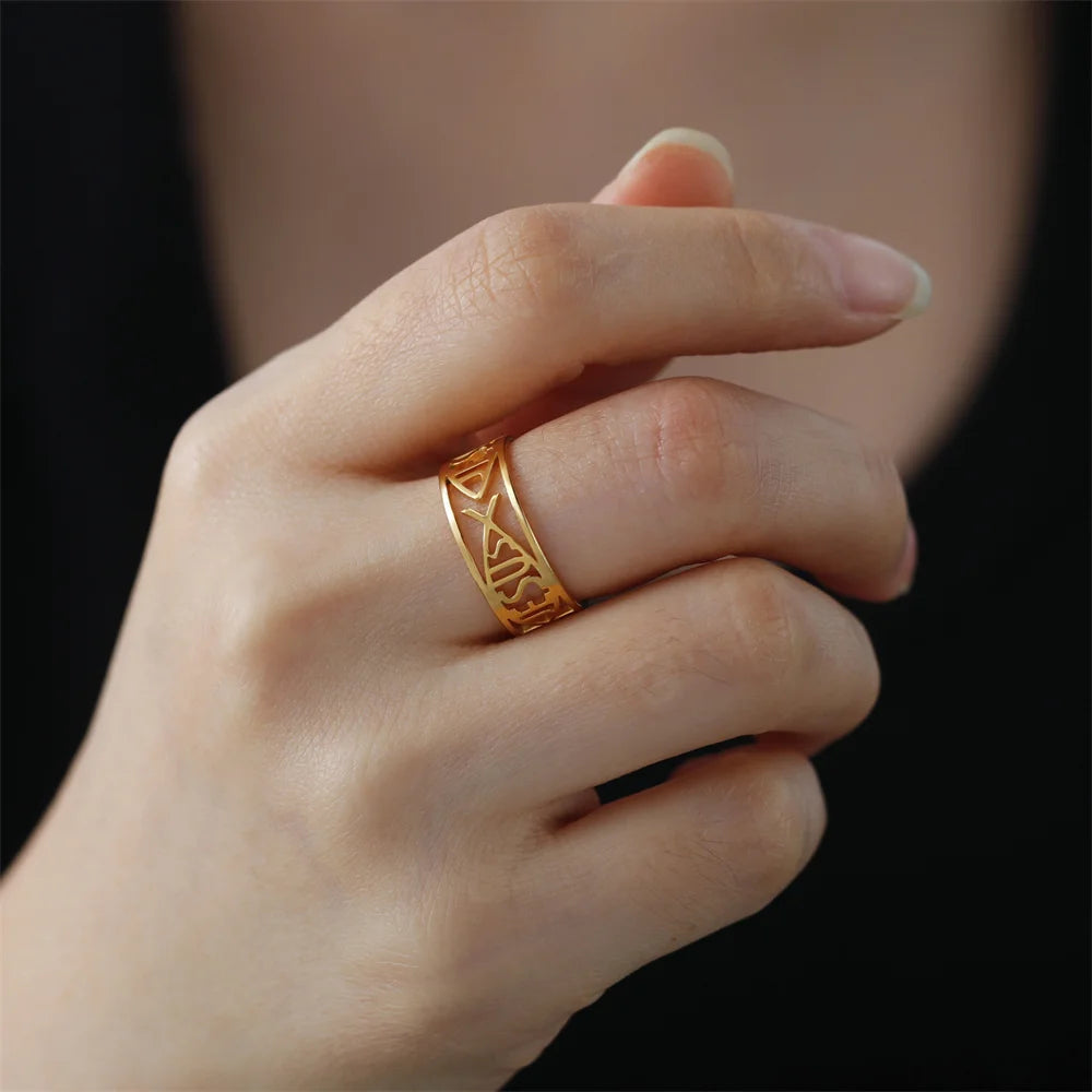 Jesus Fish Ring