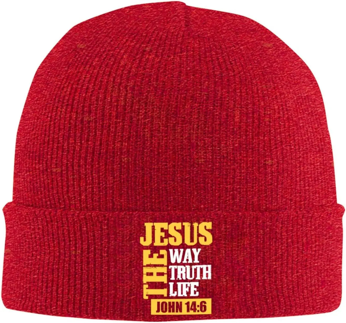 Navy Jesus The Way Truth Life Beanie