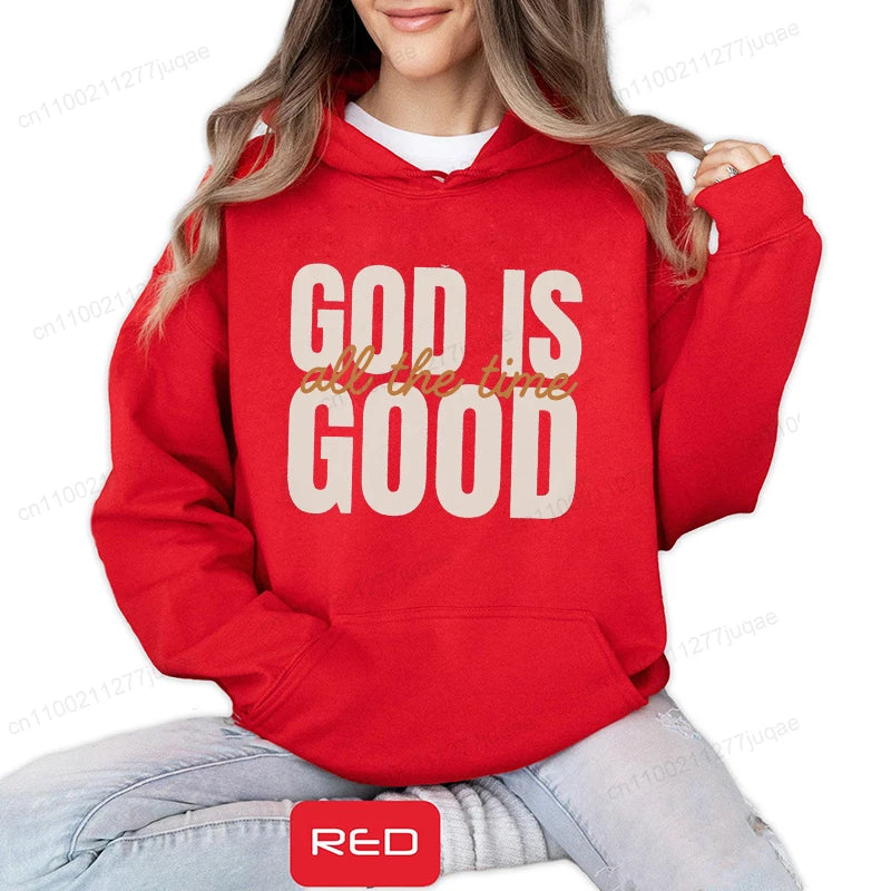 Retro God Is Good All The Time Hoodie