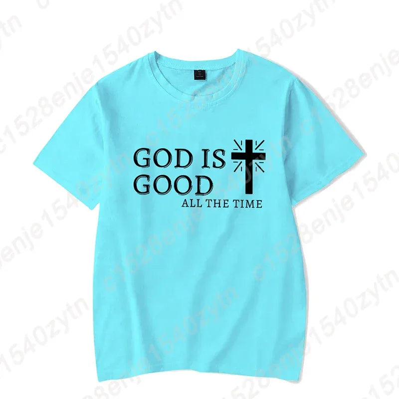 God Is Good All The Time Graphic T-Shirt - God Cloth