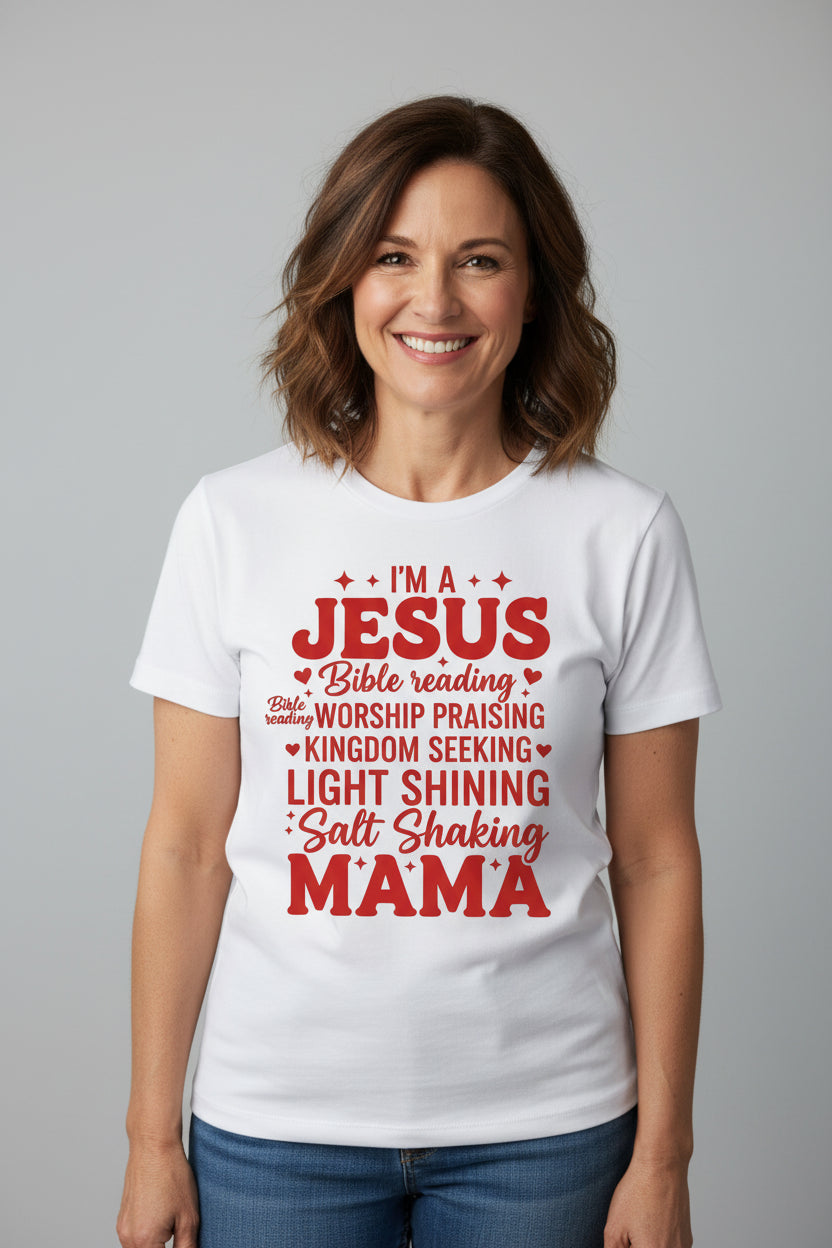 Jesus Lovin' Praying Mama Christian T-Shirt