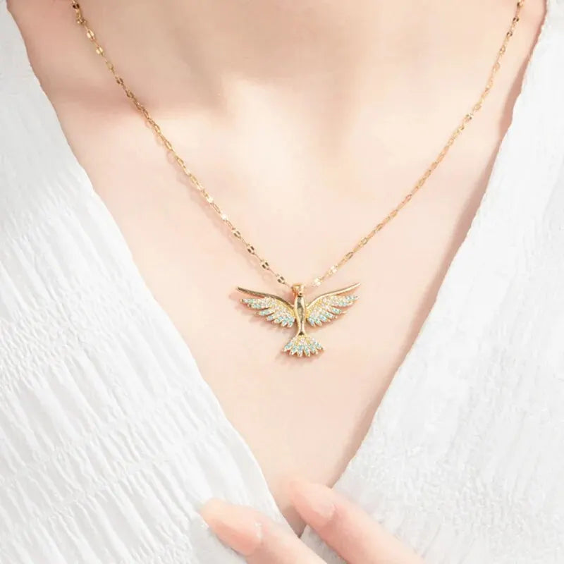 CZ Phoenix Necklaces