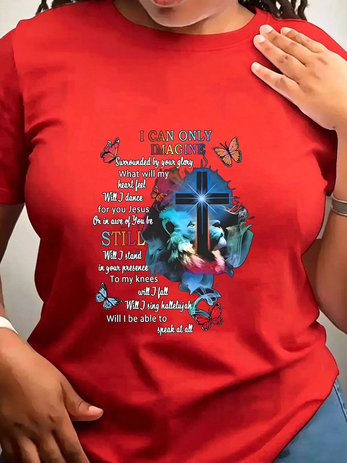 I Can Only Imagine Christian T-Shirt – Inspirational Worship & Faith Graphic Tee