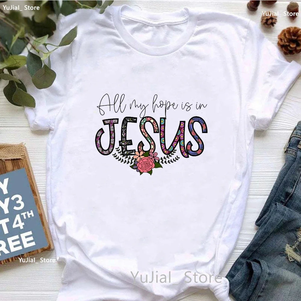 All My Hope Is in Jesus Graphic T-Shirt