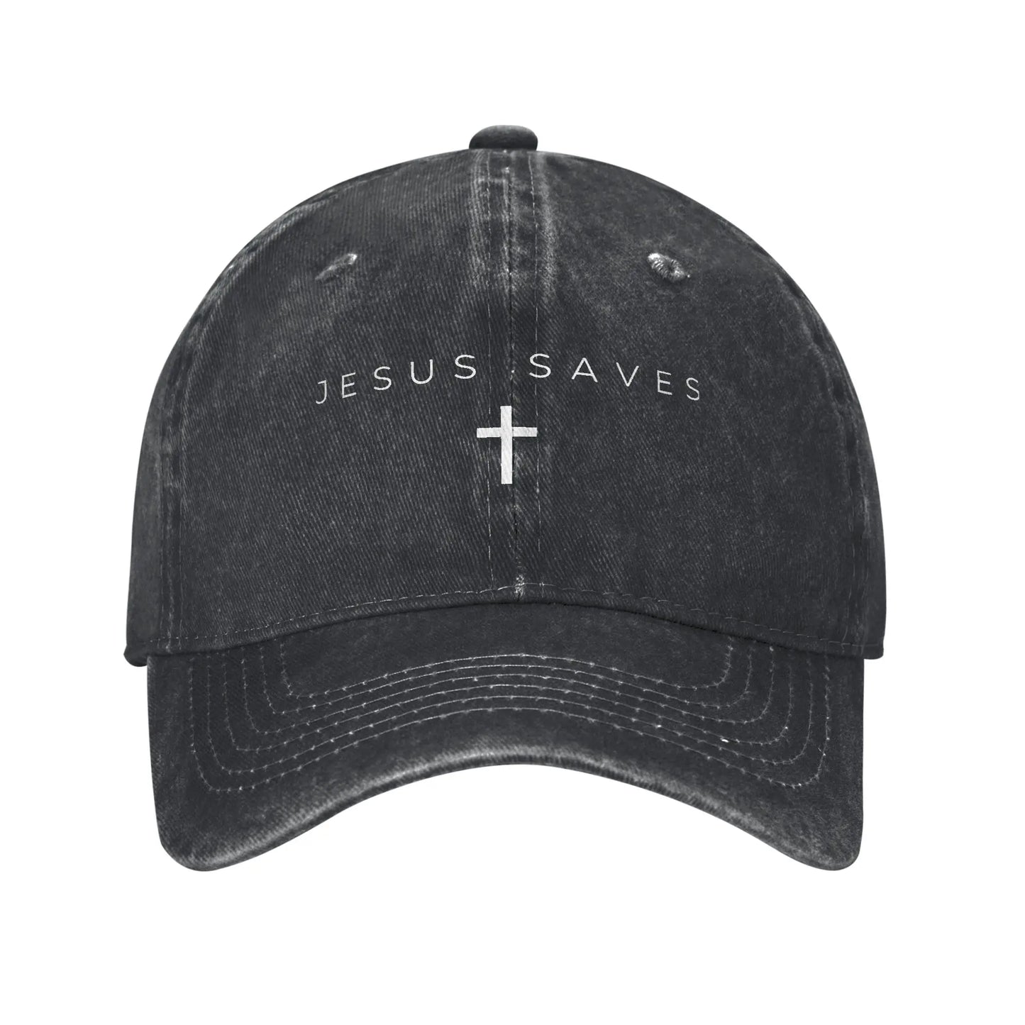 Jesus Saves Christian Baseball Cap | Adjustable Faith Hat