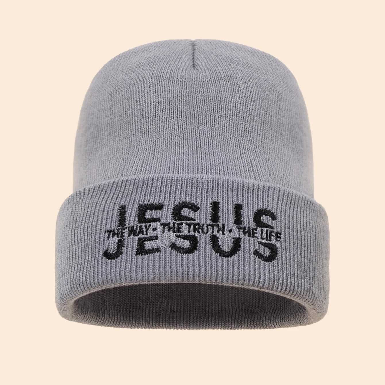 Jesus Is Embroidered Beanie