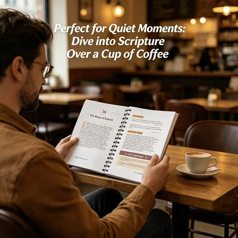 Bible Study Guide for Beginners | 66 Books of the Bible Study Journal & Devotional Notebook