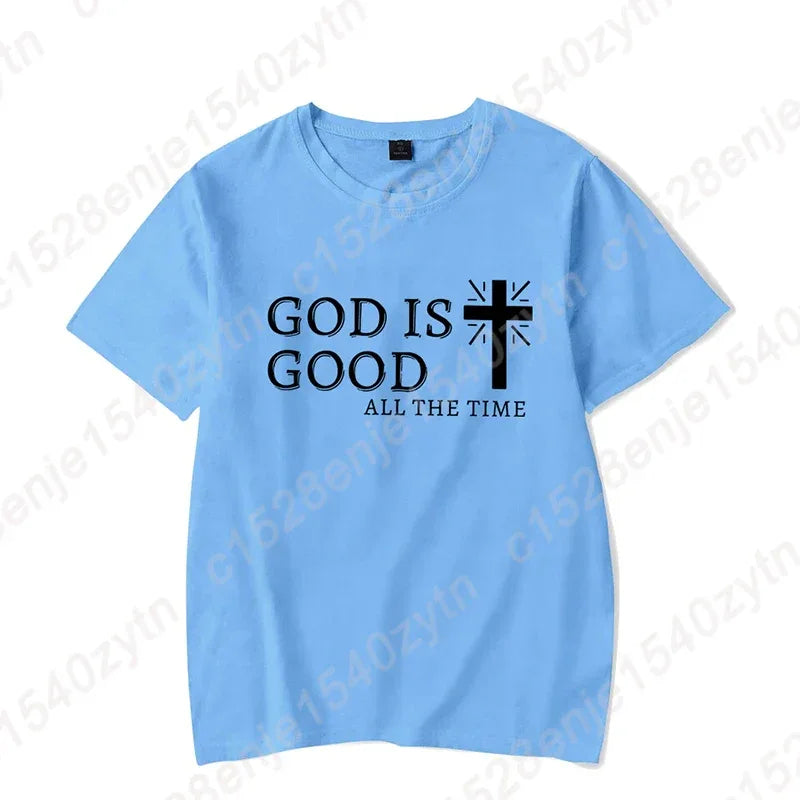 God Is Good All The Time Graphic T-Shirt - God Cloth