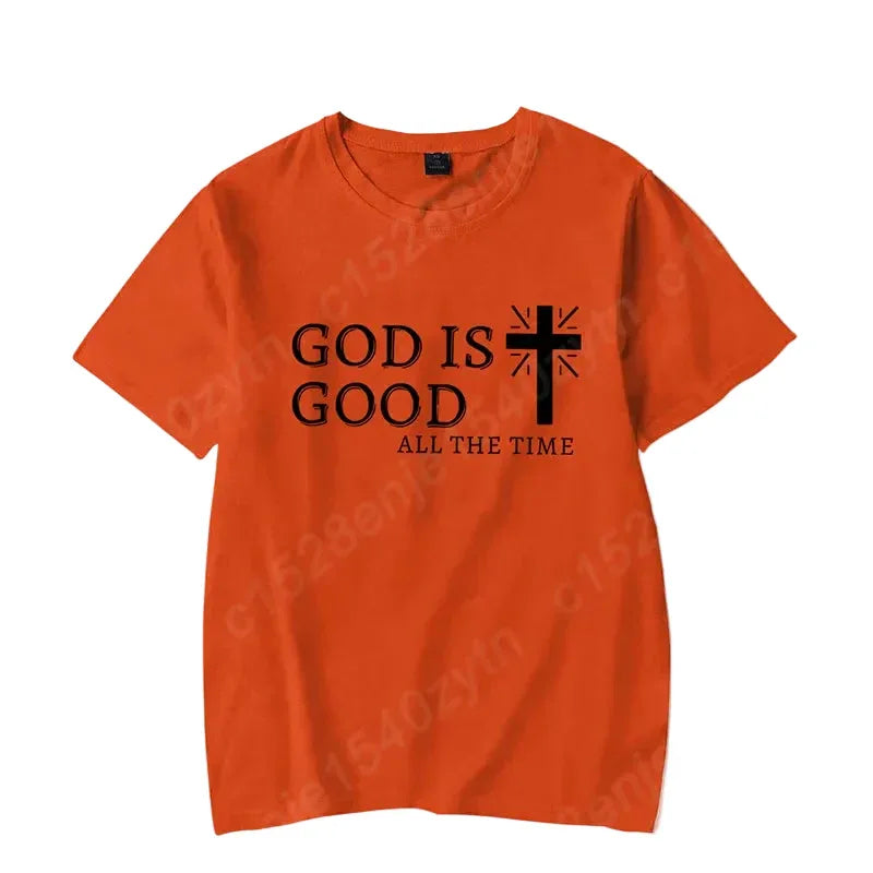 God Is Good All The Time Graphic T-Shirt - God Cloth