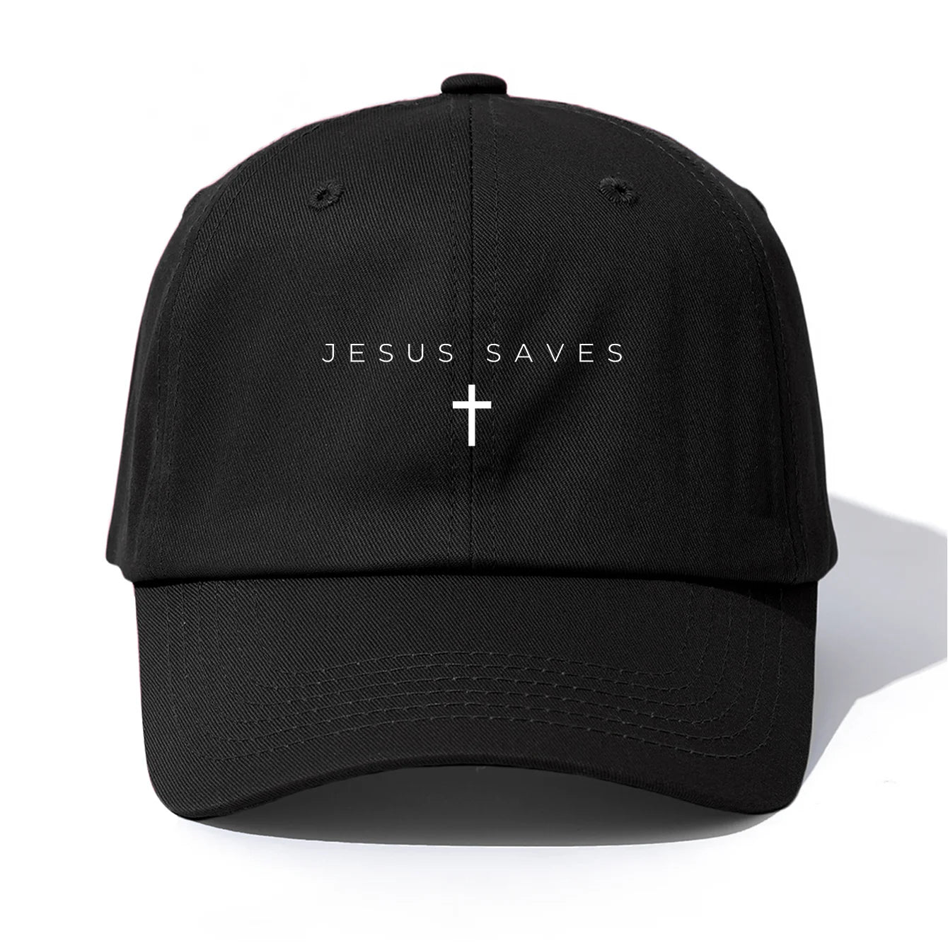 JESUS SAVES Cross Baseball Cap