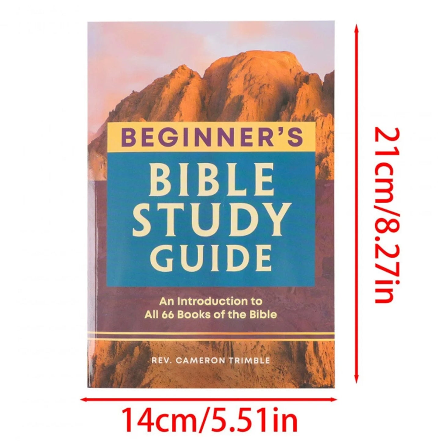 Bible Study Guide for Beginners | 66 Books of the Bible Study Journal & Devotional Notebook