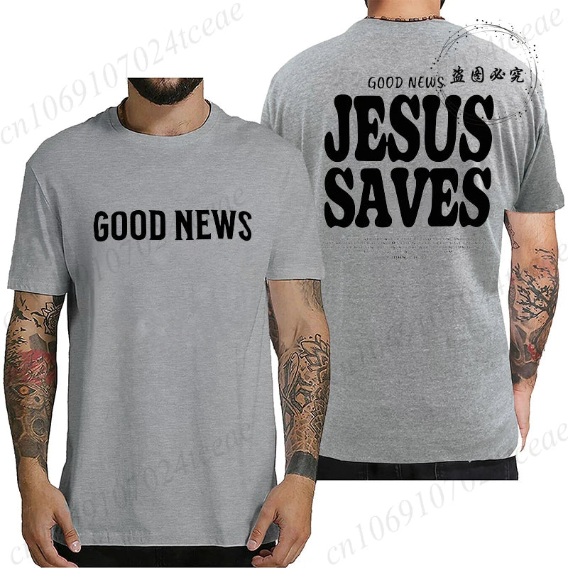 Good News Jesus Saves T Shirt