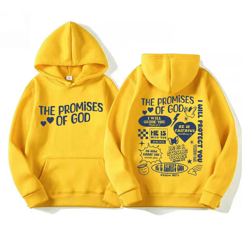 The Promises of God Christian Hoodie | Bible Verse Graphic Sweatshirt