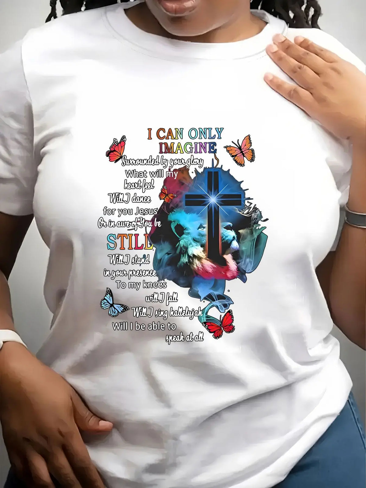 I Can Only Imagine Christian T-Shirt – Inspirational Worship & Faith Graphic Tee