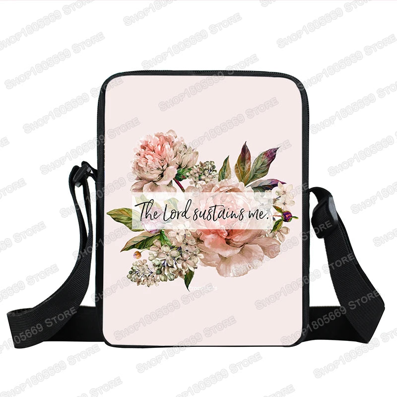 Christian Bible Verse Messenger Bag