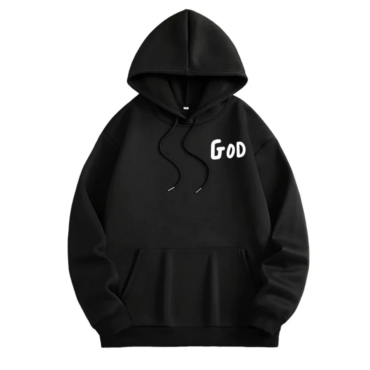 Never Doubt God Christian Hoodie – Inspirational Faith Pullover Sweatshirt for Men