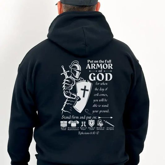 Full Armor of God Christian Hoodie | Ephesians 6:10–18 Sweatshirt