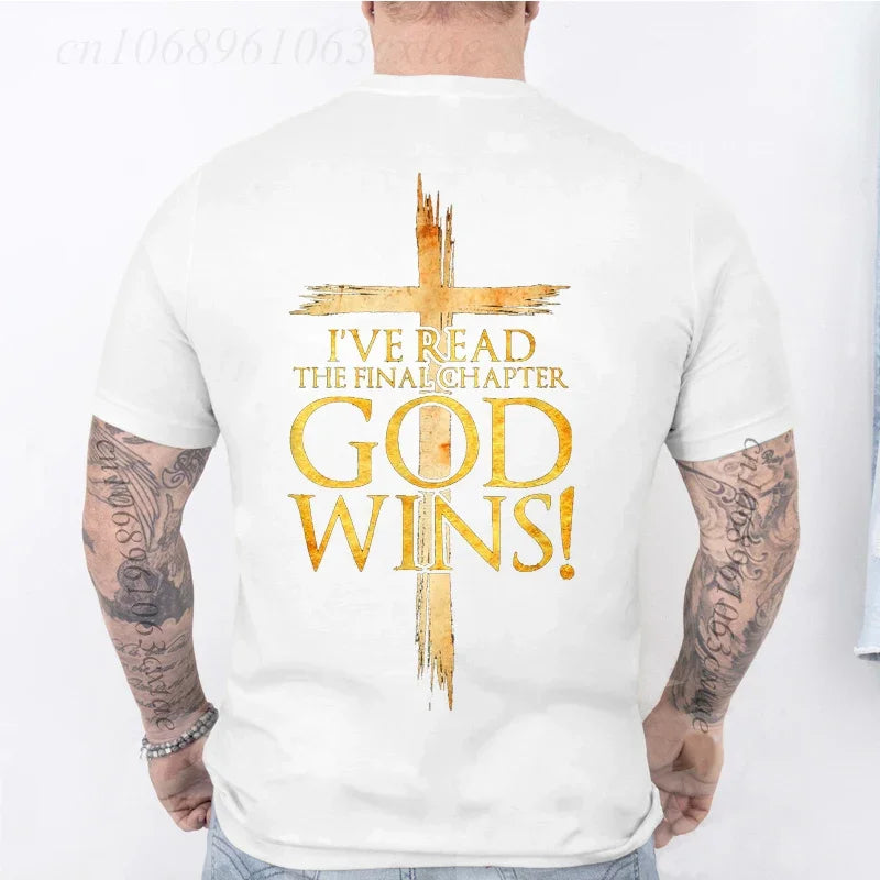 God Wins Christian Faith T-Shirt