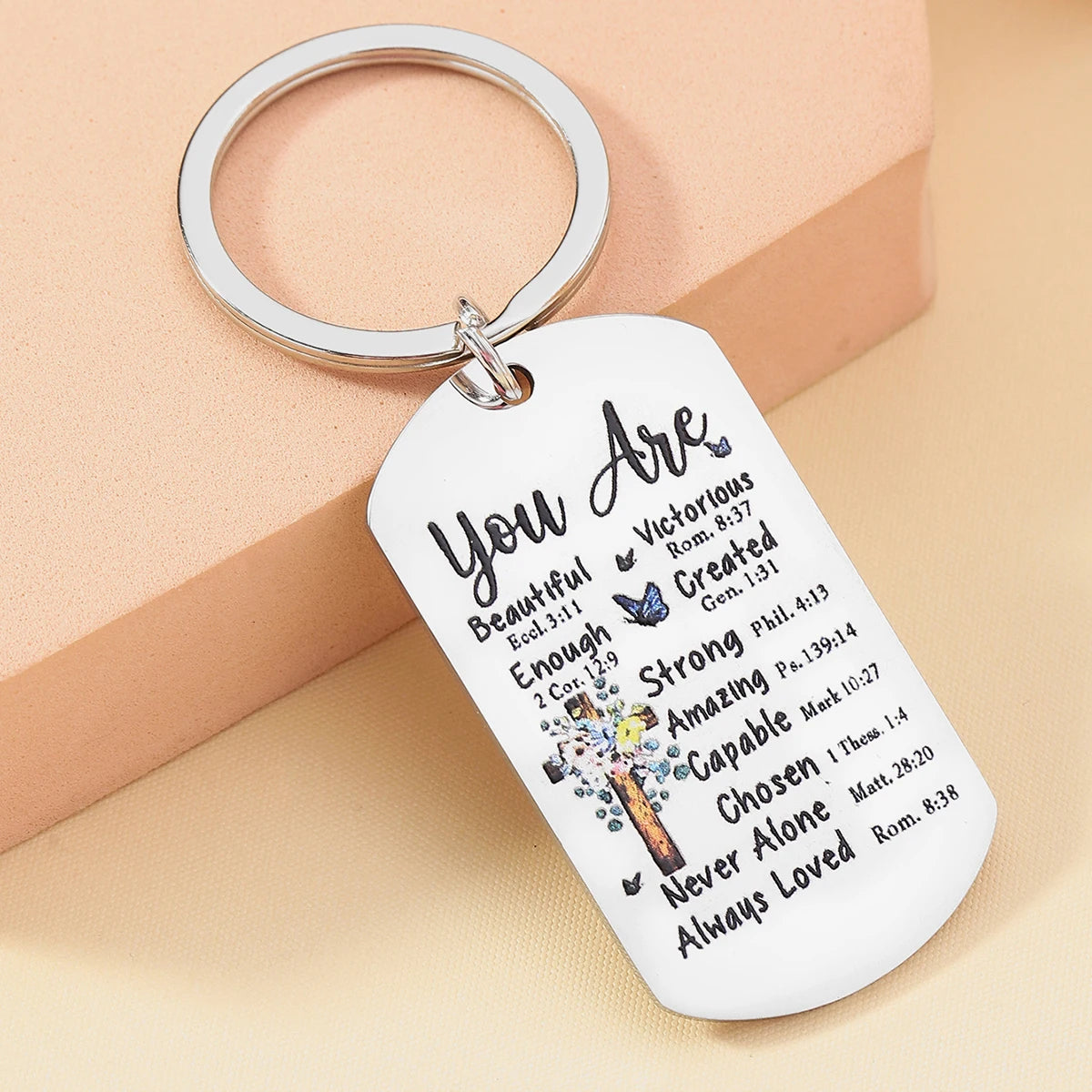 Inspirational Christian Keychain