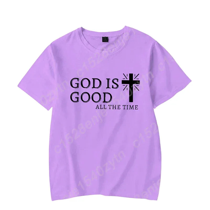 God Is Good All The Time Graphic T-Shirt - God Cloth