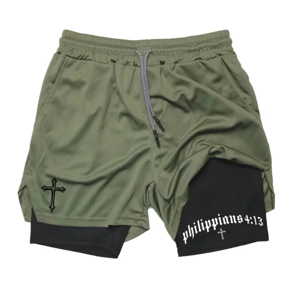 Double-Layer 2-in-1 Quick-Dry Shorts