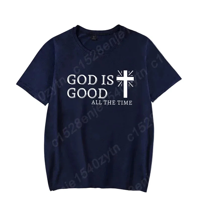 God Is Good All The Time Graphic T-Shirt - God Cloth